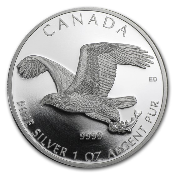 2014 Canada 1 oz Silver Bald Eagle Proof (w/Box & COA) 2014 Canada 1 oz Silver Bald Eagle Proof (w/Box & COA)